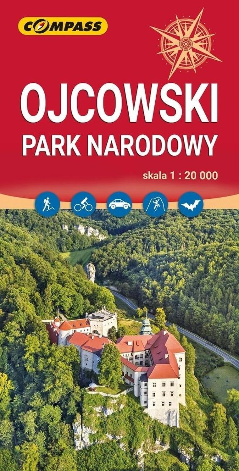 Mapa turystyczna. Ojcowski Park Narodowy