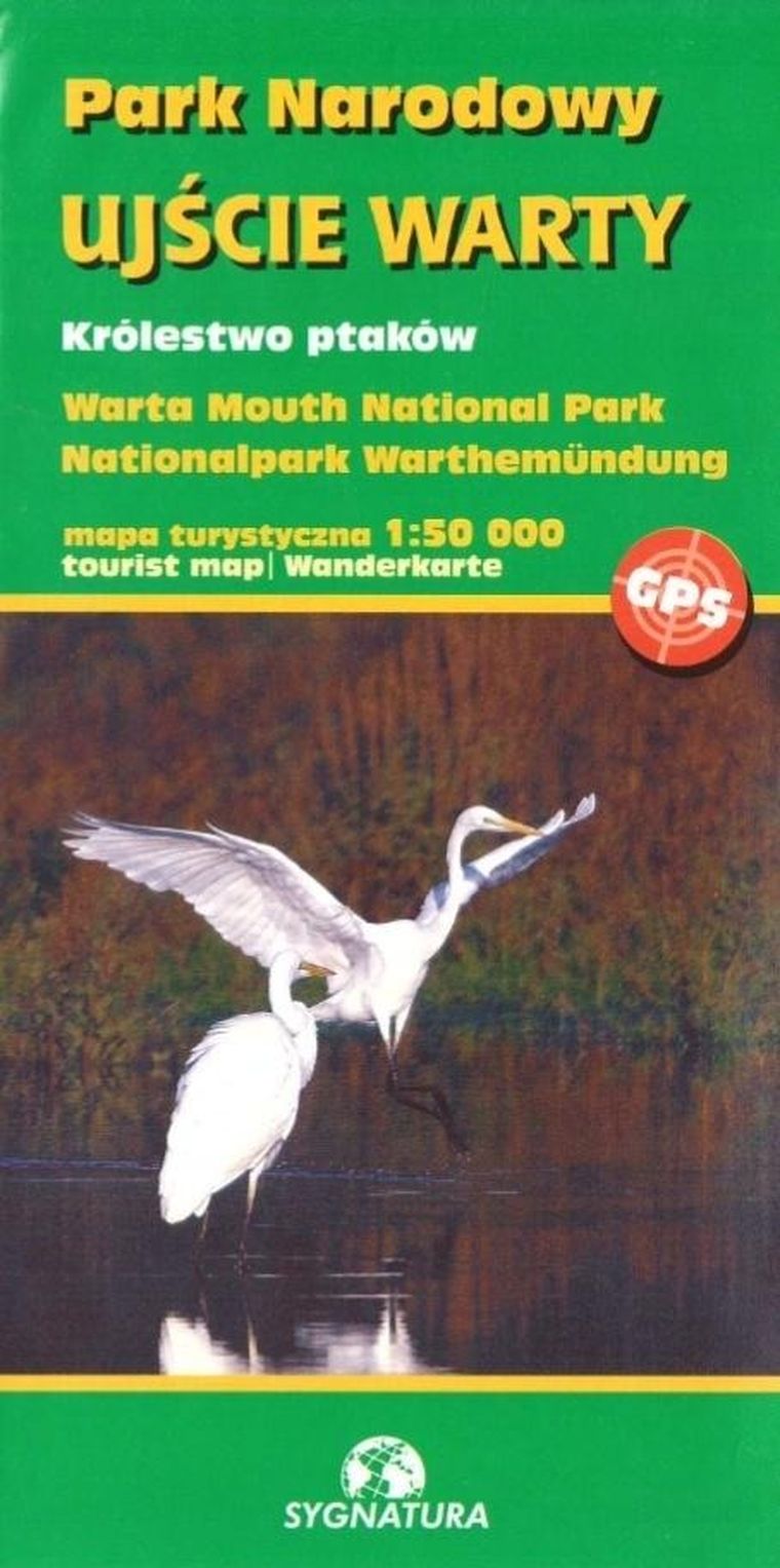 Mapa turystyczna. Park Narodowy Ujście Warty 1:50 000