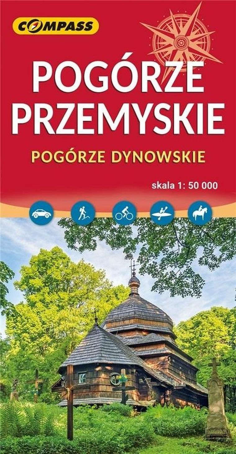 Mapa turystyczna. Pogórze Przemyskie 1:50 000
