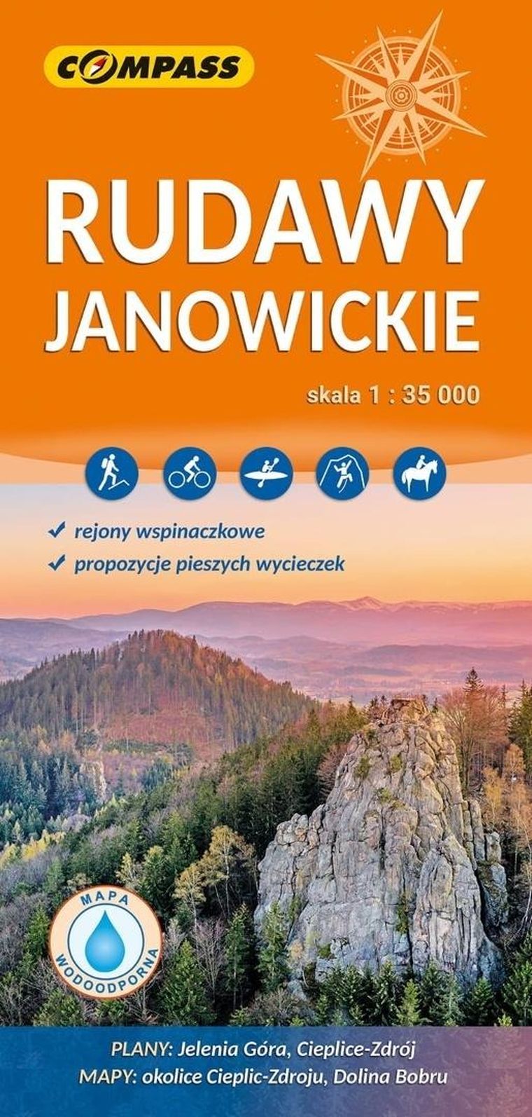 Mapa turystyczna Rudawy Janowickie 1:35 000