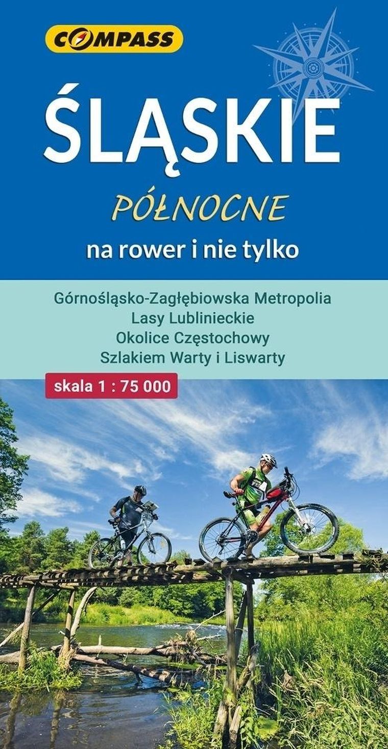 Mapa turystyczna. Śląskie północne na rower