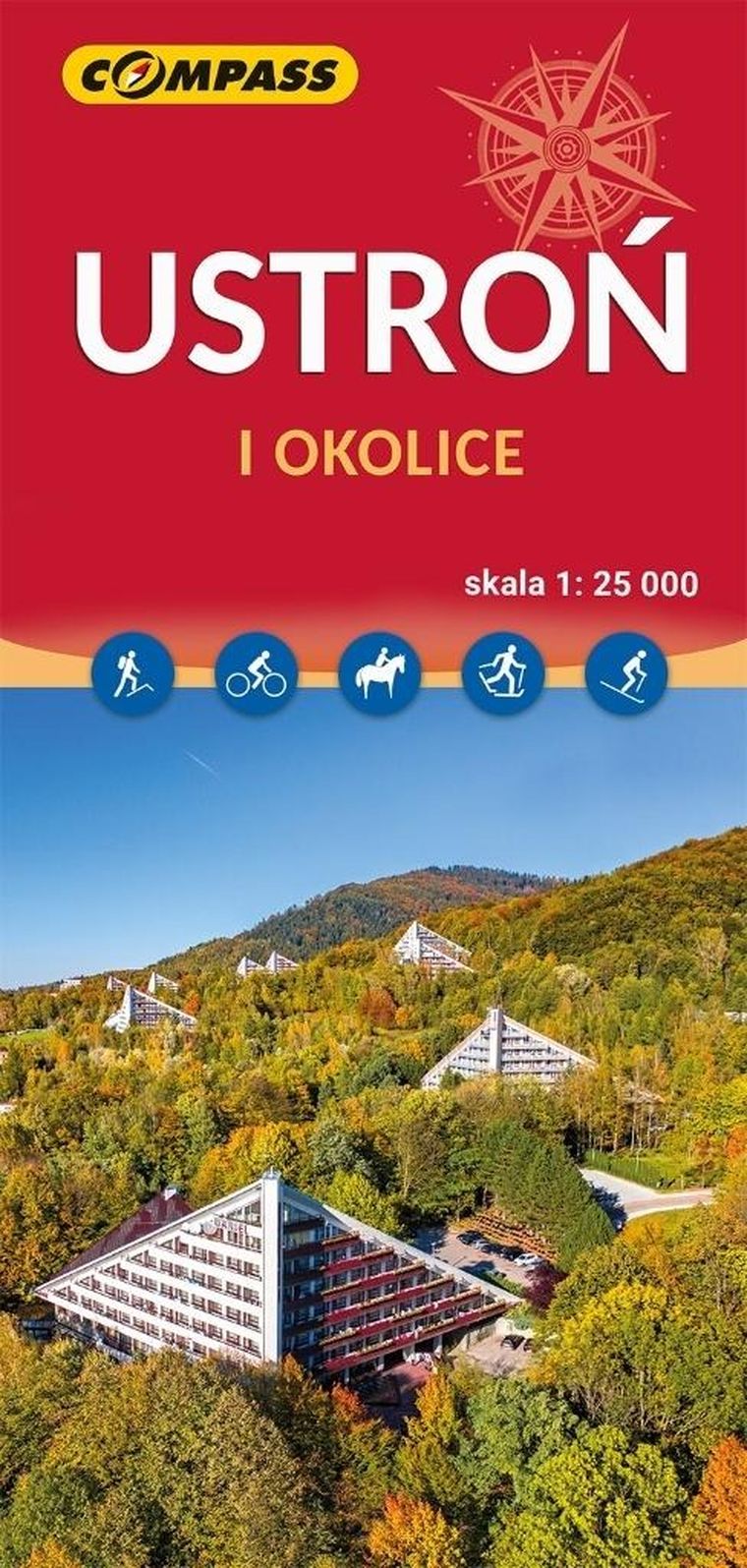 Mapa. Ustroń i okolice Brenna 1:25 000