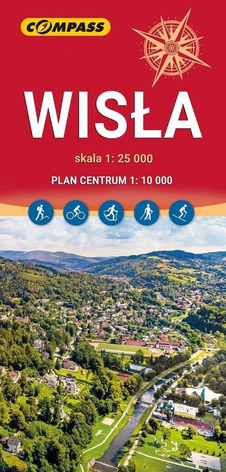 Mapa. Wisła 1:10 000
