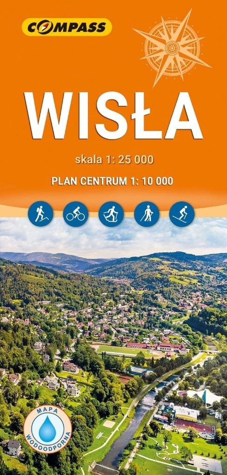 Mapa. Wisła 1:10 000