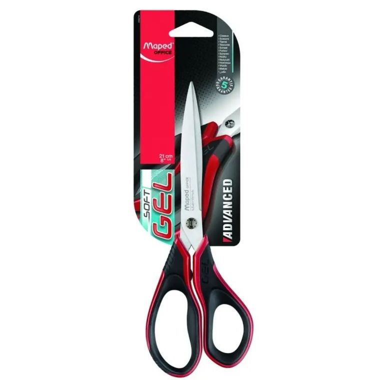 Maped, Advanced Gel, nożyczki asymetryczne, 21 cm