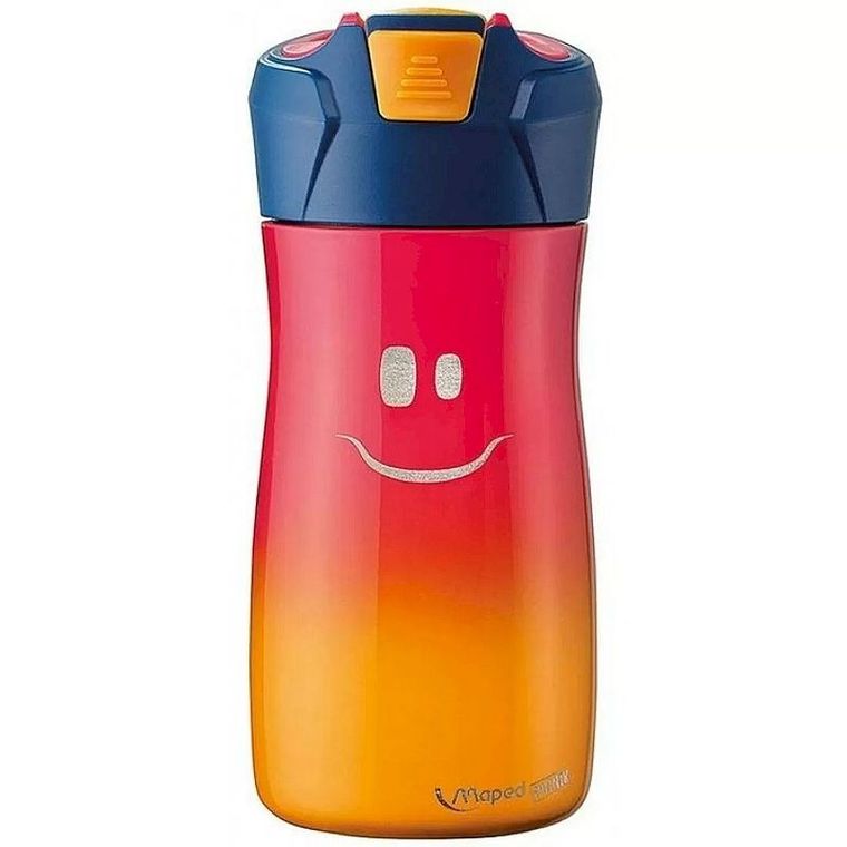 Maped, butelka termiczna, ze stali nierdzewnej, różowa, 430 ml