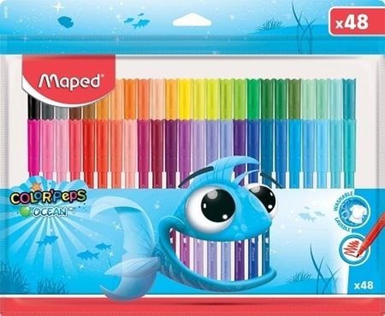 Maped, Color Peps Ocean, flamastry, 48 szt.