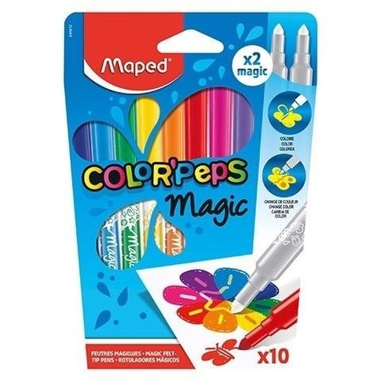 Maped, Colorpeps Magic, flamastry, 8+2 szt.