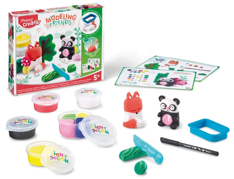 Maped Creativ, Friends, masa plastyczna, słodkie zwierzaki, 2-18g, 1-31g