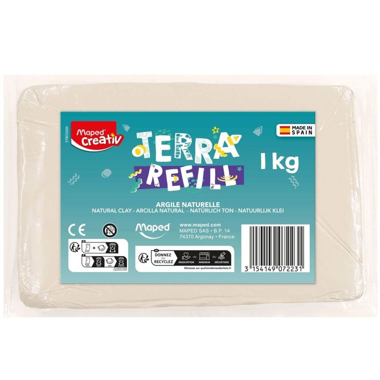 Maped Creativ, glina do zestawu Koło garncarskie, zestaw uzupełniający, 1kg