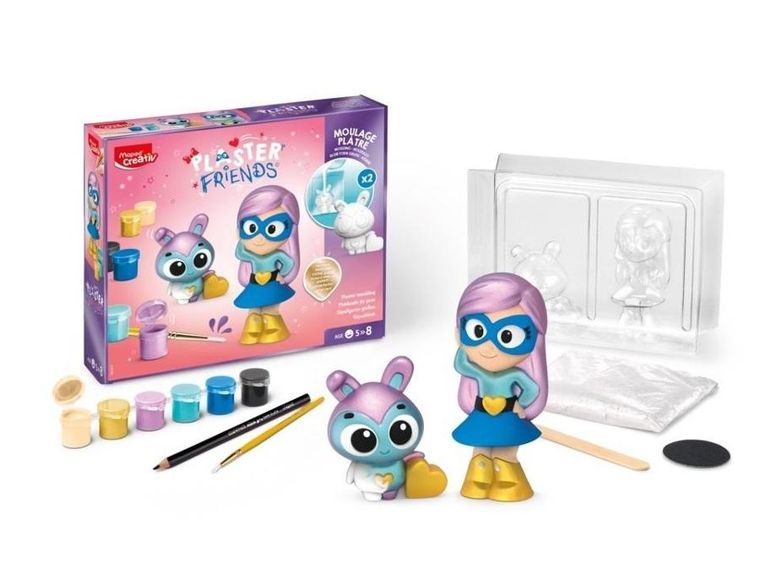 Maped Creativ, odlewy gipsowe, zestaw kreatywny, 2 figurki