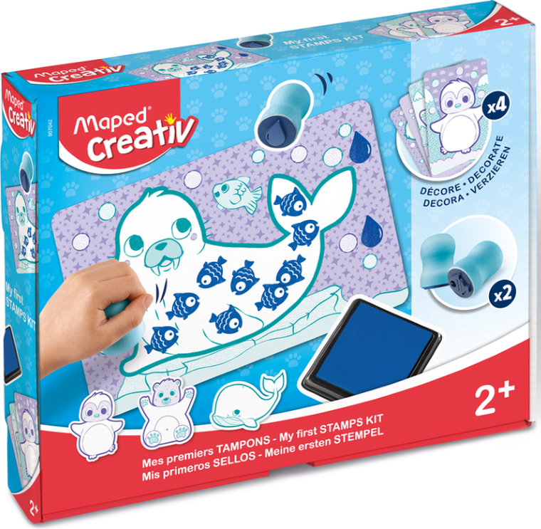 Maped, Creativ, stemplowane zwierzątka, stemple, tusz