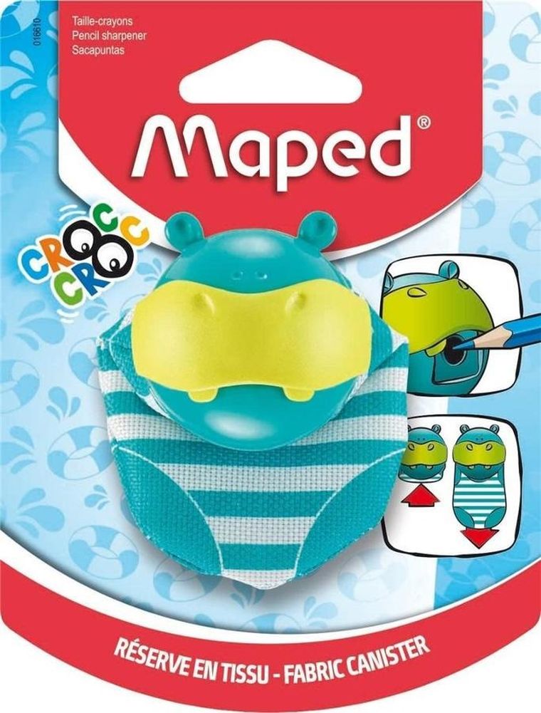 Maped, Croc Croc, Hipcio, temperówka, 1 otwór