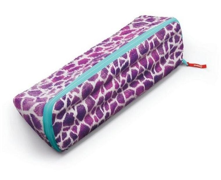 Maped, Effect, piórnik do pokolorowania, futerko, różowy