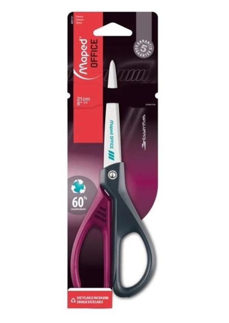 Maped, Essentials Green Deco, nożyczki, 21 cm