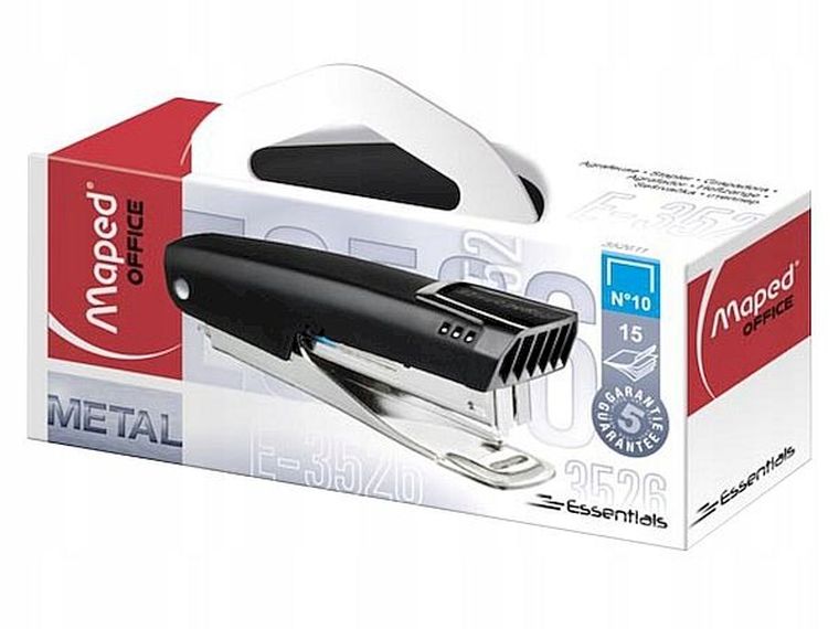 Maped, Essentials Pocket, zszywacz metalowy, 15 arkuszy