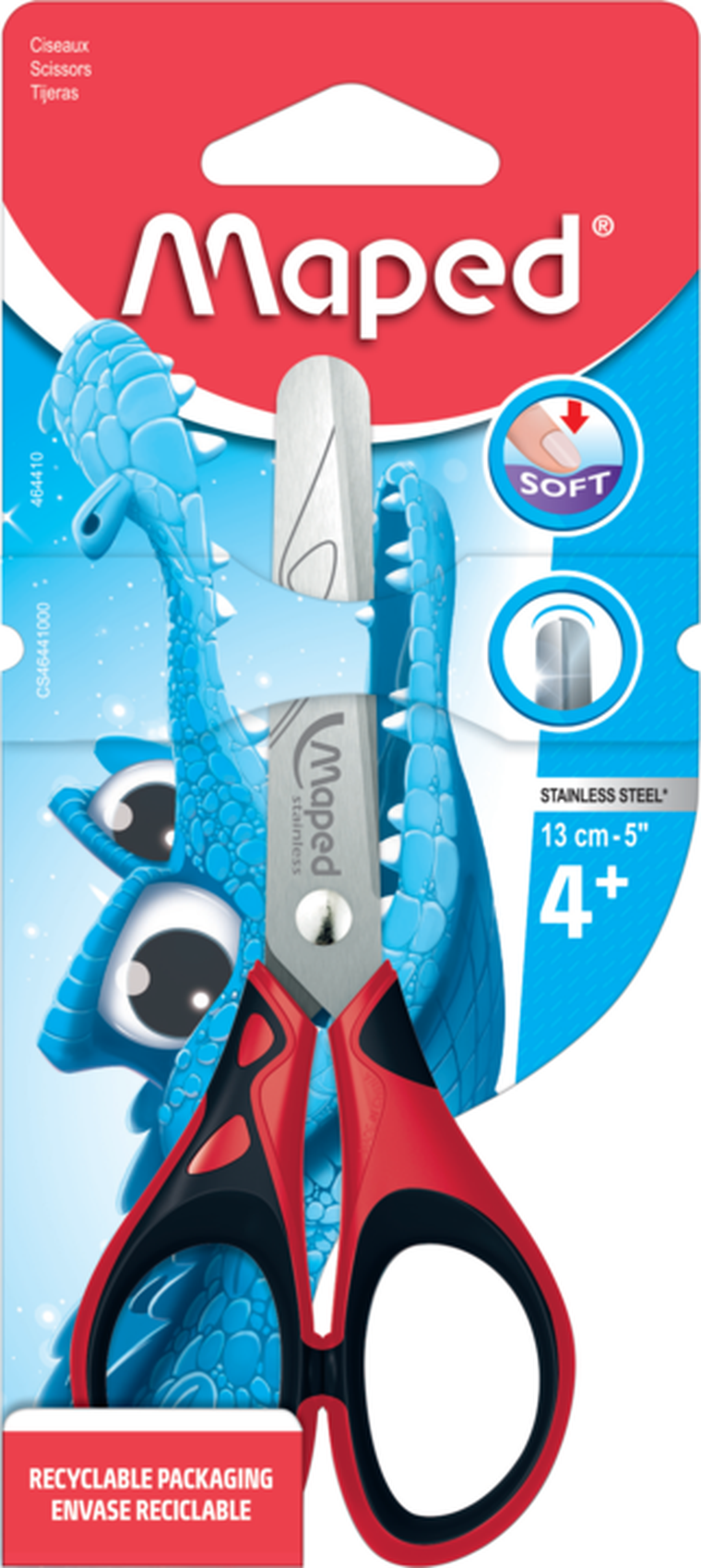 Maped, Essentials Soft, nożyczki, 13 cm