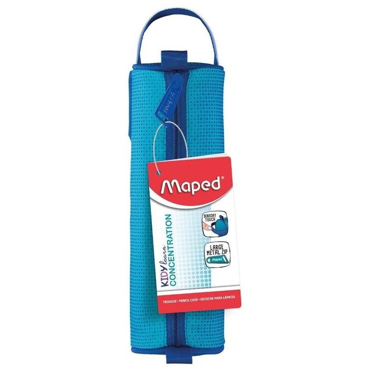 Maped, Kidy Learn, piórnik tuba, niebieski, Concentration