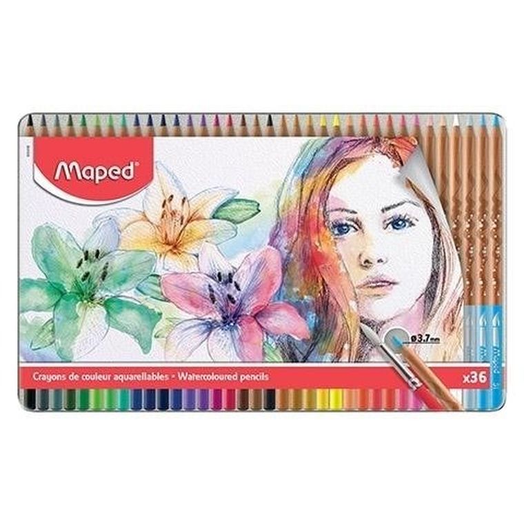 Maped, kredki akwarelowe, 36 kolorów