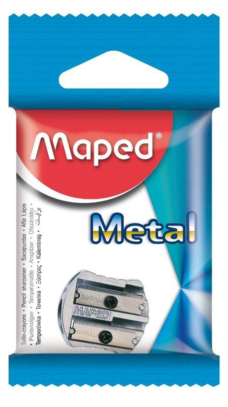 Maped, Metal Classic, temperówka, 2 otwory