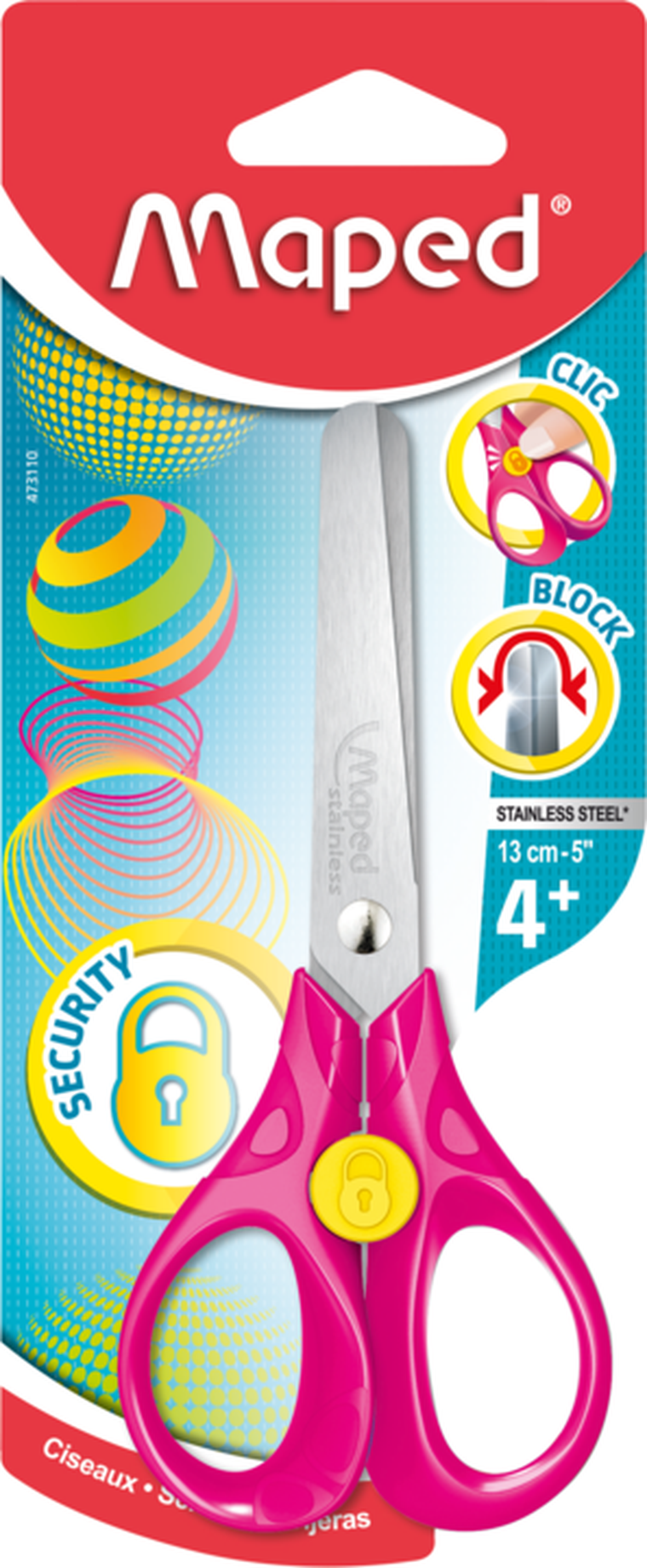 Maped, nożyczki Security, 13 cm