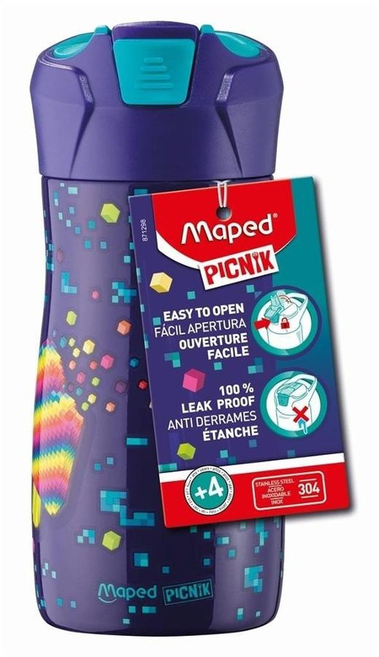 Maped, Pixel, butelka ze stali nierdzewnej, 430 ml