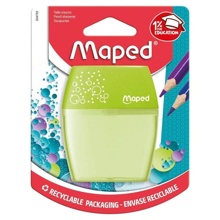 Maped, Shaker, temperówka, 2 otwory, 1 szt.