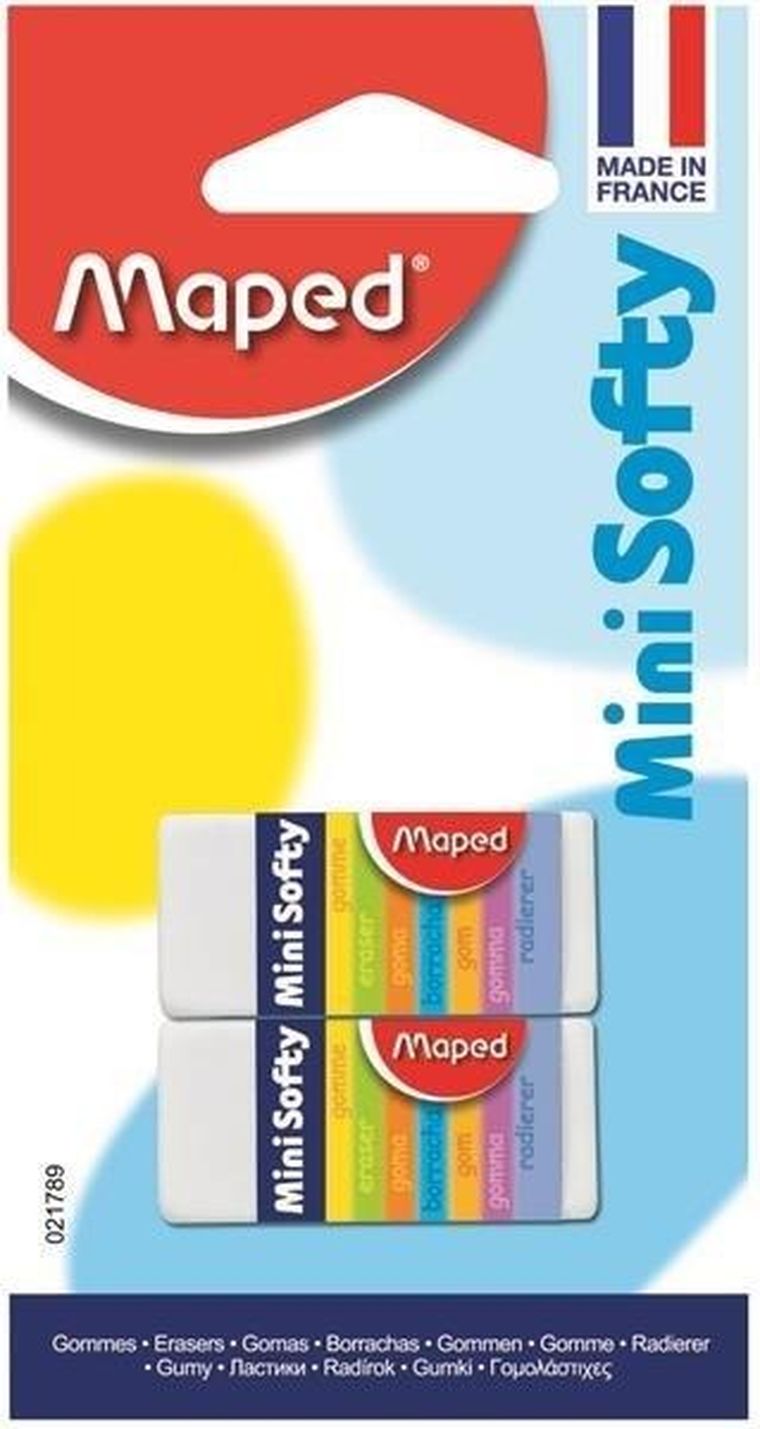 Maped, Softy mini, gumka, 2 szt.