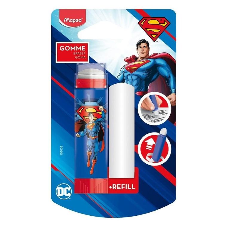 Maped, Superman, gumka wykręcana w obudowie, 1 szt.