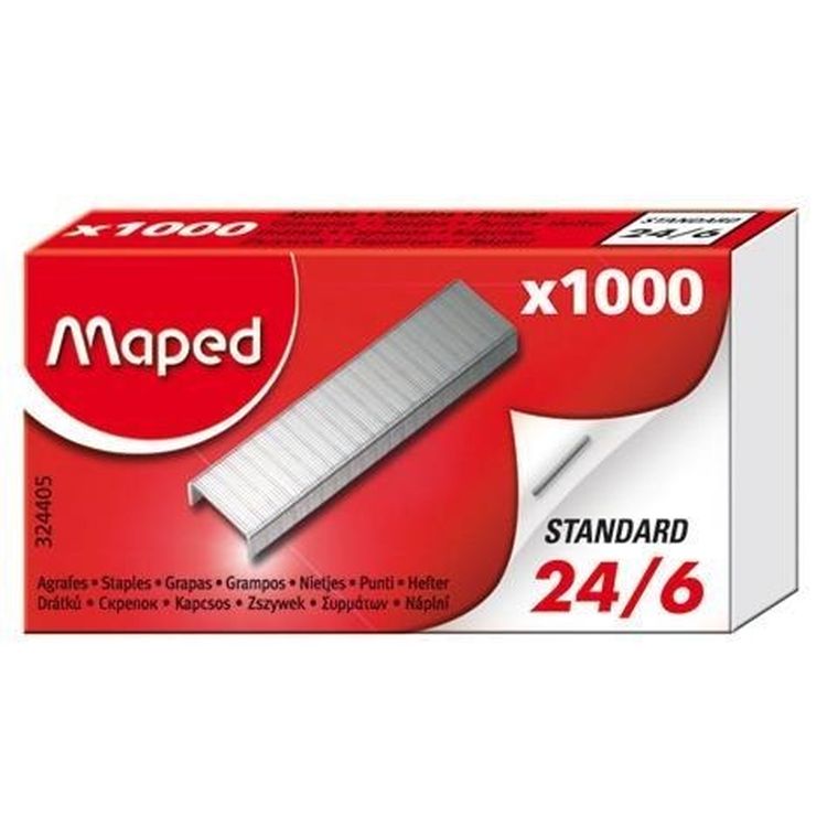 Maped, zszywki 24/6, 1000 szt.