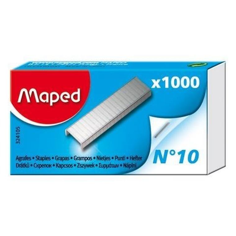 Maped, zszywki, nr 10, 1000 szt.