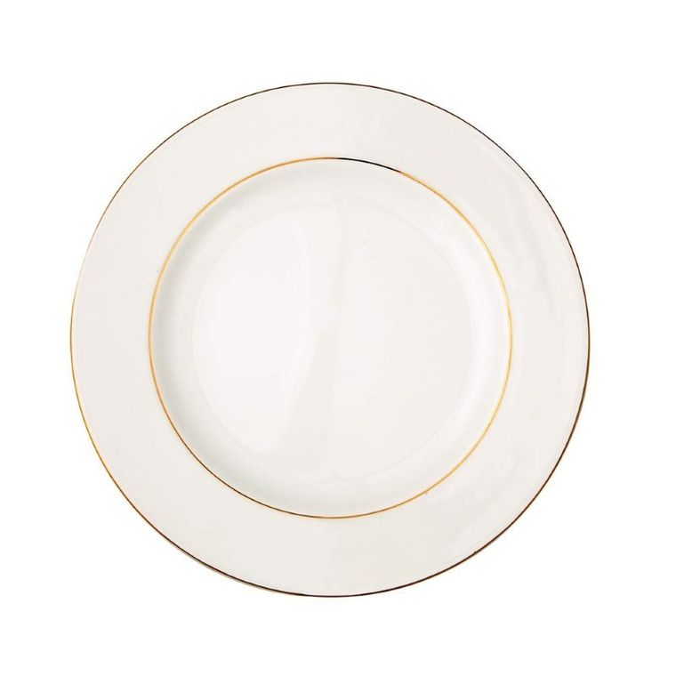 MariaPaula, Klasyka, Złota Linia, talerz płytki, 26 cm