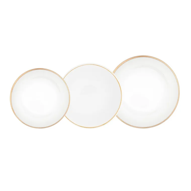 MariaPaula, Moderna Gold, serwis obiadowy 6 osób, 18 elementów