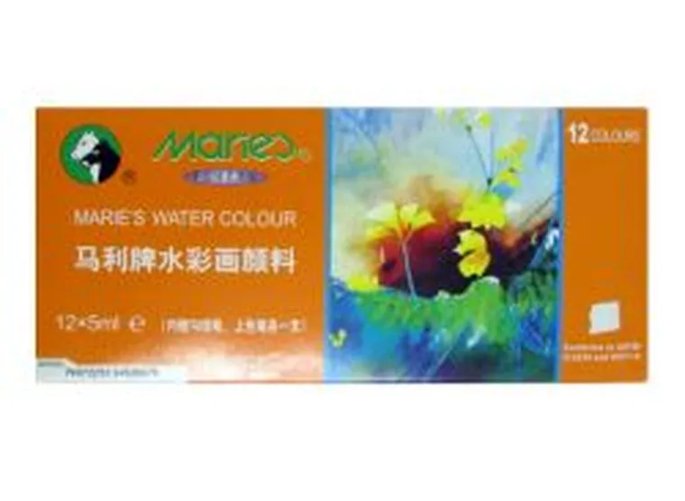 Maries, farby akwarelowe, 12 kolorów