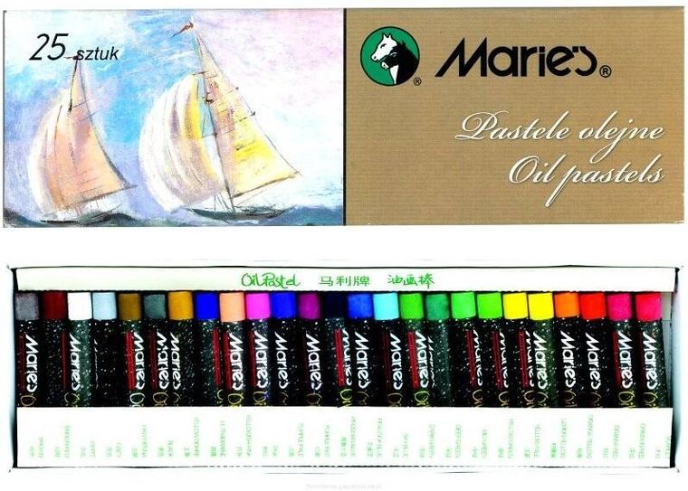 Maries, pastele olejne, 25 kolorów