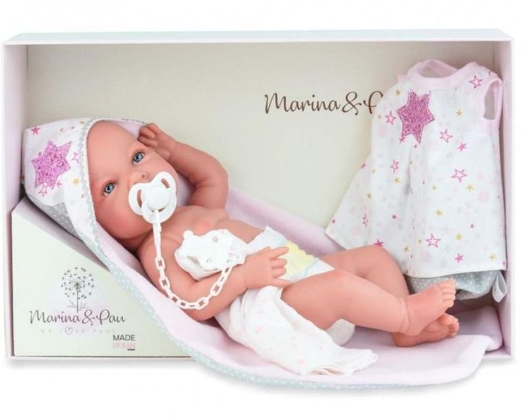 Marina&pau, lalka hiszpańska z akcesoriami, Ane, 45 cm