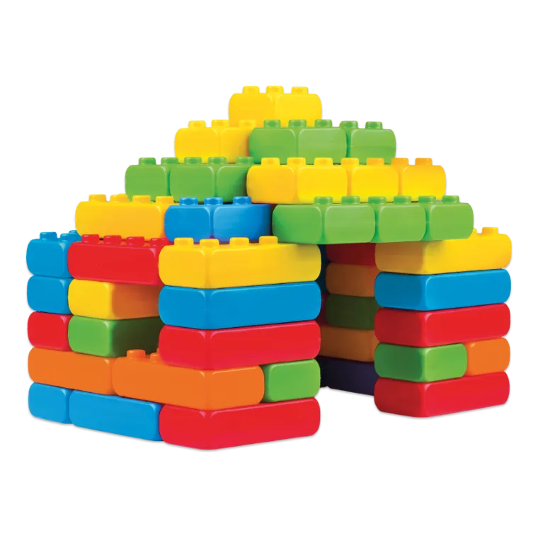 Marioinex, cegły junior, klocki XL, 60 elementów