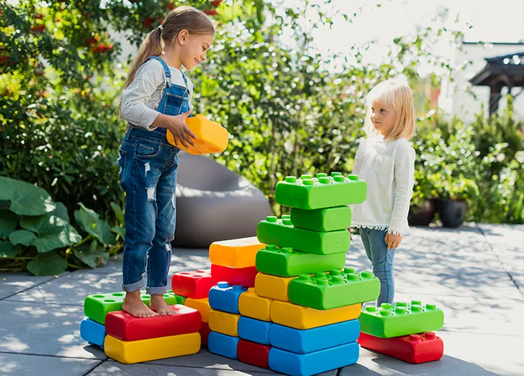 Marioinex, klocki budowlane, cegły, klocki XXL, 33 elementy