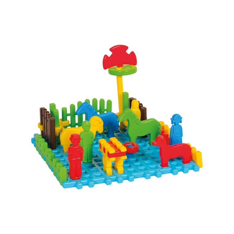 Marioinex, Mini Farma, klocki konstrukcyjne, 31 elementów
