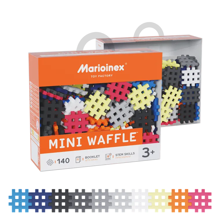 Marioinex, Mini Waffle, klocki konstrukcyjne, 140 elementów