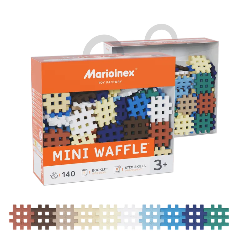 Marioinex, Mini Waffle, klocki konstrukcyjne, 140 elementów