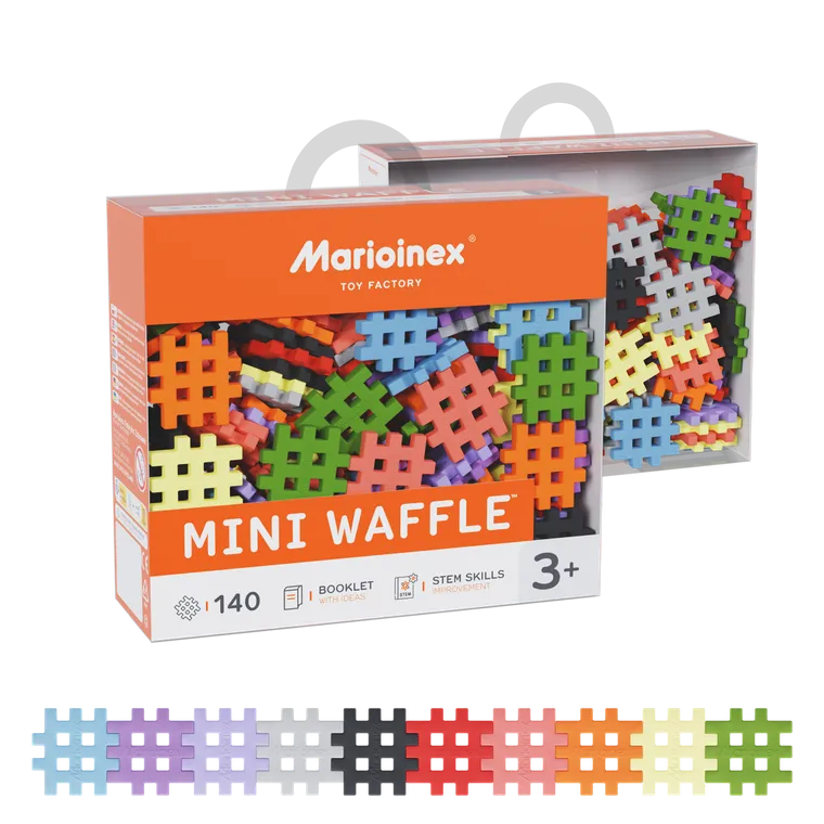 Marioinex, Mini Waffle, klocki konstrukcyjne, 140 elementów