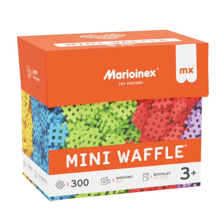 Marioinex, Mini Waffle, klocki konstrukcyjne, 300 elementów