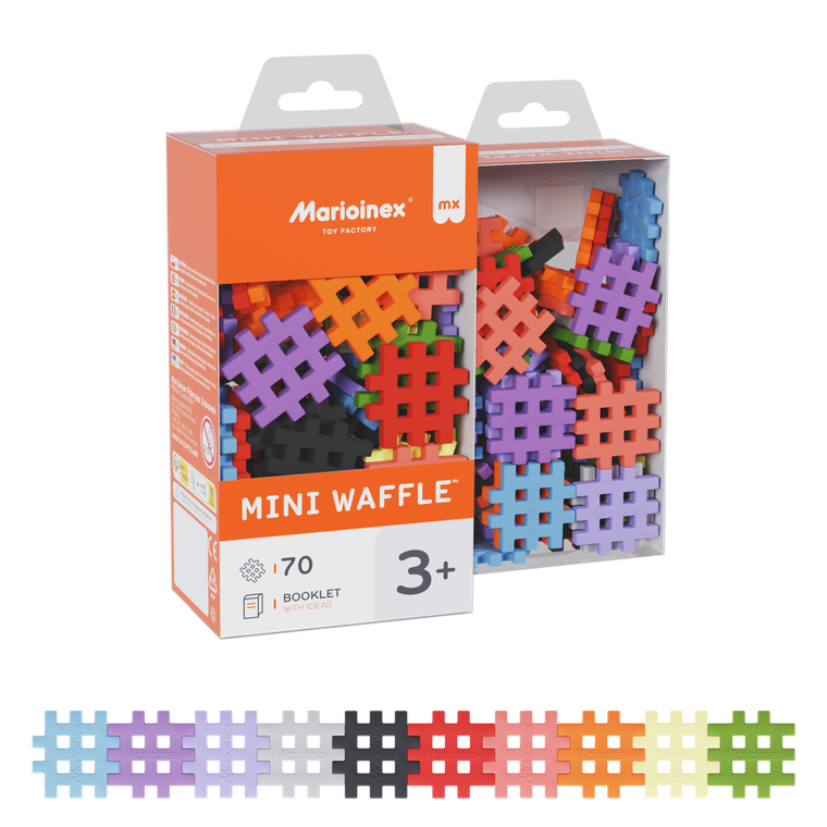 Marioinex, Mini Waffle, klocki konstrukcyjne, 70 elementów