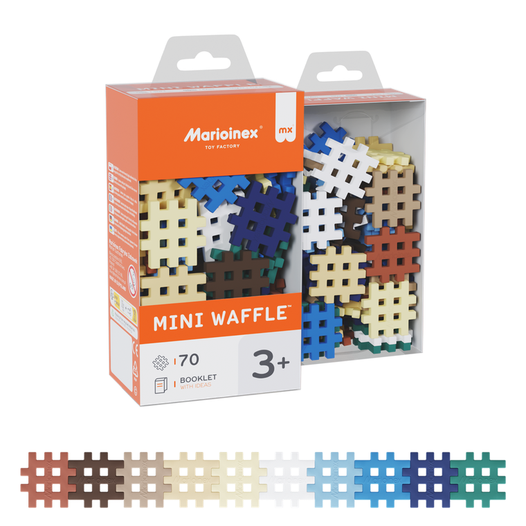 Marioinex, Mini Waffle, klocki konstrukcyjne, 70 elementów