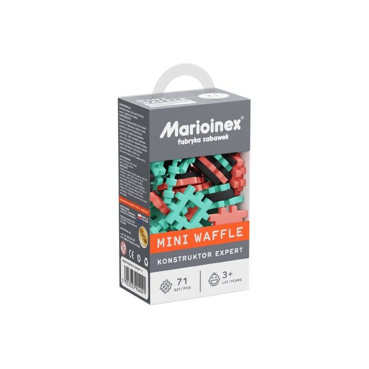 Marioinex, Mini Waffle, Konstruktor, Expert, klocki konstrukcyjne, 71 elementów