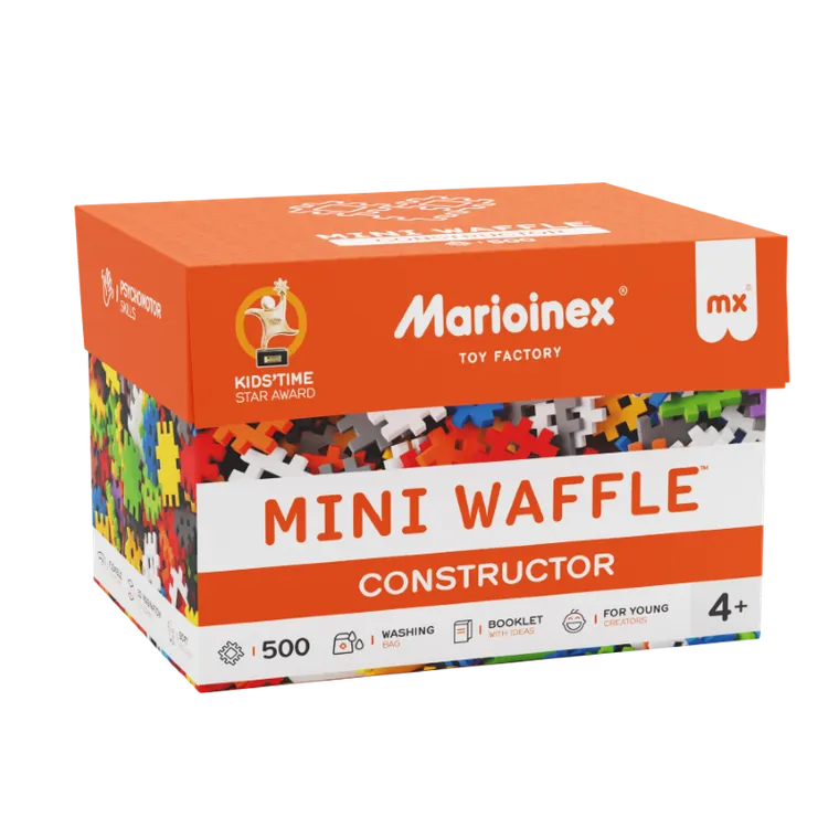 Marioinex, Mini Waffle, Konstruktor, klocki konstrukcyjne, 500 elementów