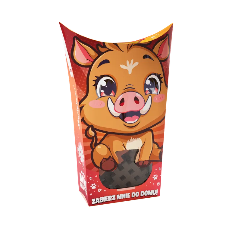 Marioinex, Mini Waffle, Pocket Pets, Dzik, klocki konstrukcyjne, 25 elementów