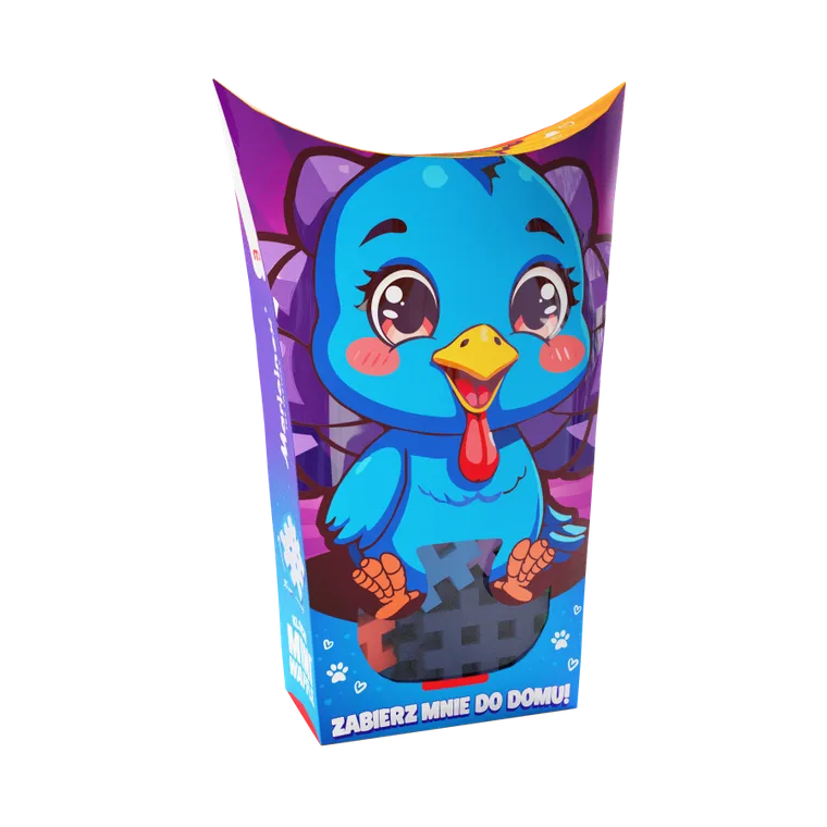 Marioinex, Mini Waffle, Pocket Pets, Indyk, klocki konstrukcyjne, 25 elementów