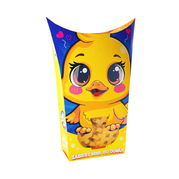 Marioinex, Mini Waffle, Pocket Pets, Kaczka, klocki konstrukcyjne, 16 elementów